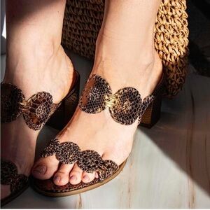 Jack Rogers Women's Metallic Brown Sandals